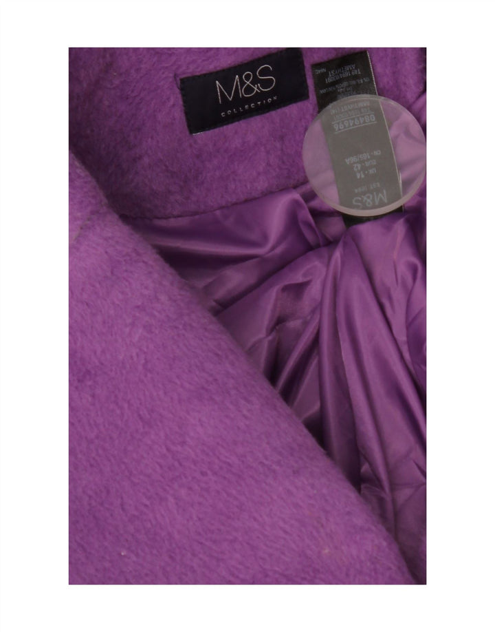 Palton pentru femei Marks & Spencer UK 14, mare, violet, poliester