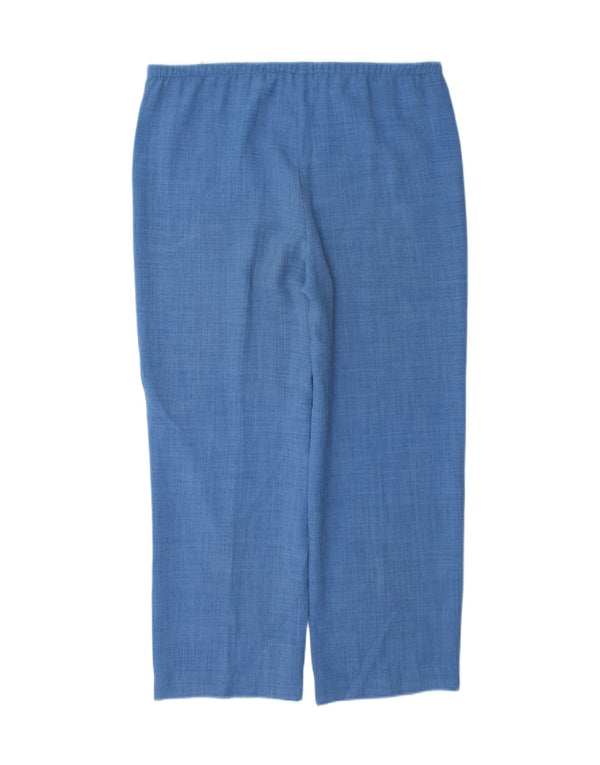 Pantaloni casual drepti pentru femei Marks & Spencer UK 14 Large W36 L28 Blue