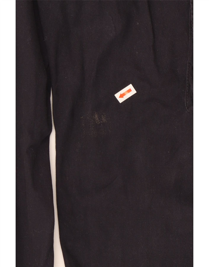 Pantaloni cargo drepti pentru bărbați French Connection, L32 L31, bumbac negru