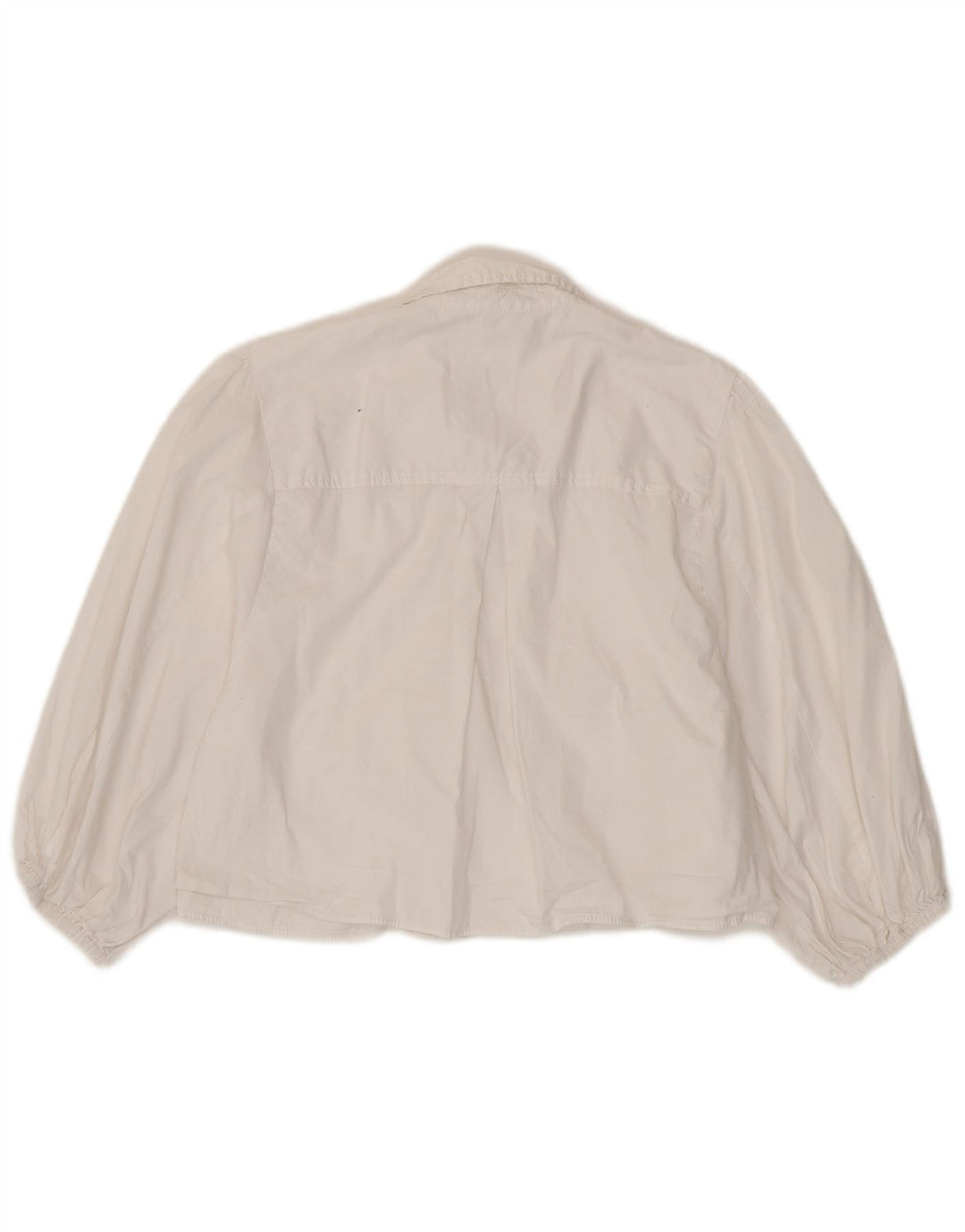 Bluză cămașă pentru femei Zara UK 18 XL Albă