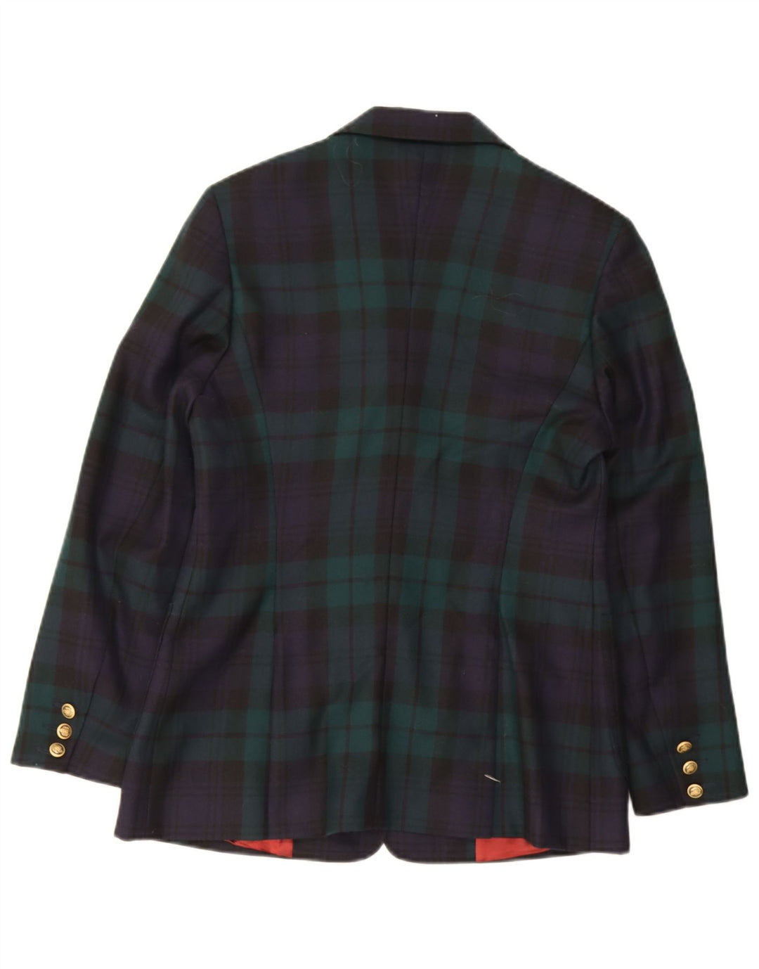 Sacou blazer pentru femei Charles Robertson, cu 3 nasturi, UK 14, carouri mare, albastru bleumarin