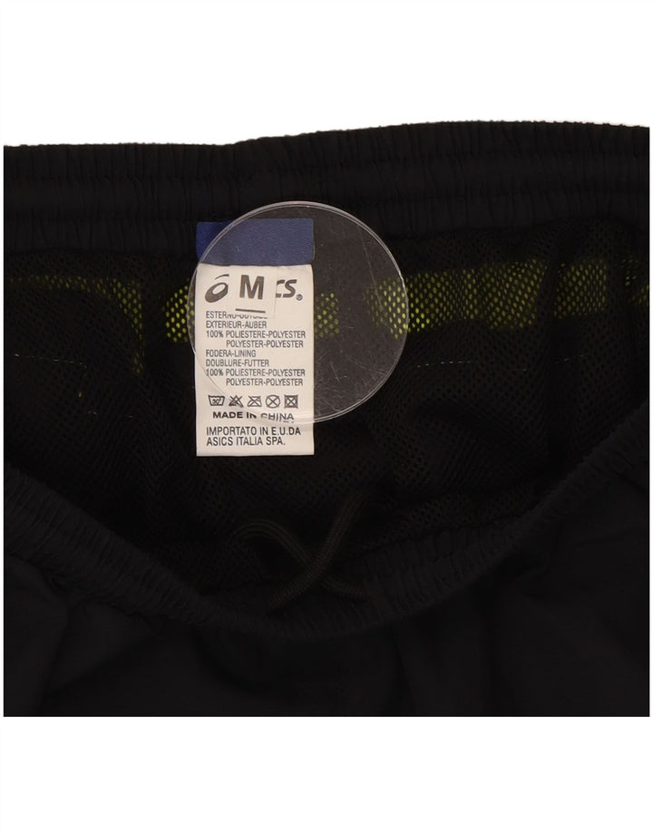 Pantaloni scurti sport Asics pentru femei UK 12 Medium Black Colorblock Poliester