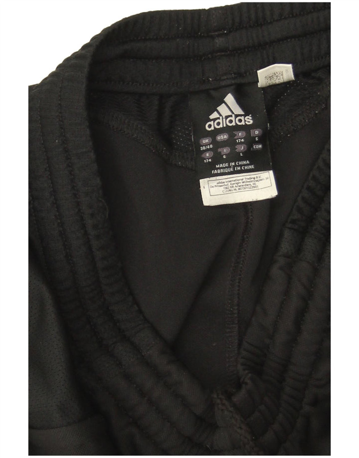 Pantaloni de trening Adidas pentru bărbați Marea Britanie 38/40 Poliester mediu negru