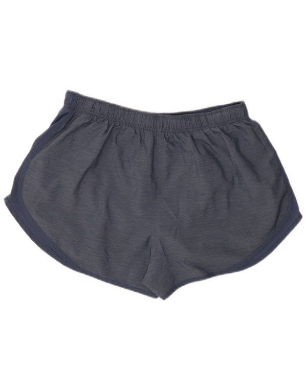 Pantaloni scurți sport Nike Dri Fit pentru femei UK 18 XL, albastru bleumarin, poliester pătat