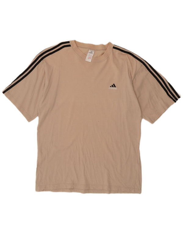 Tricou pentru bărbați Adidas Top UK 42/44 mare, bej, bumbac
