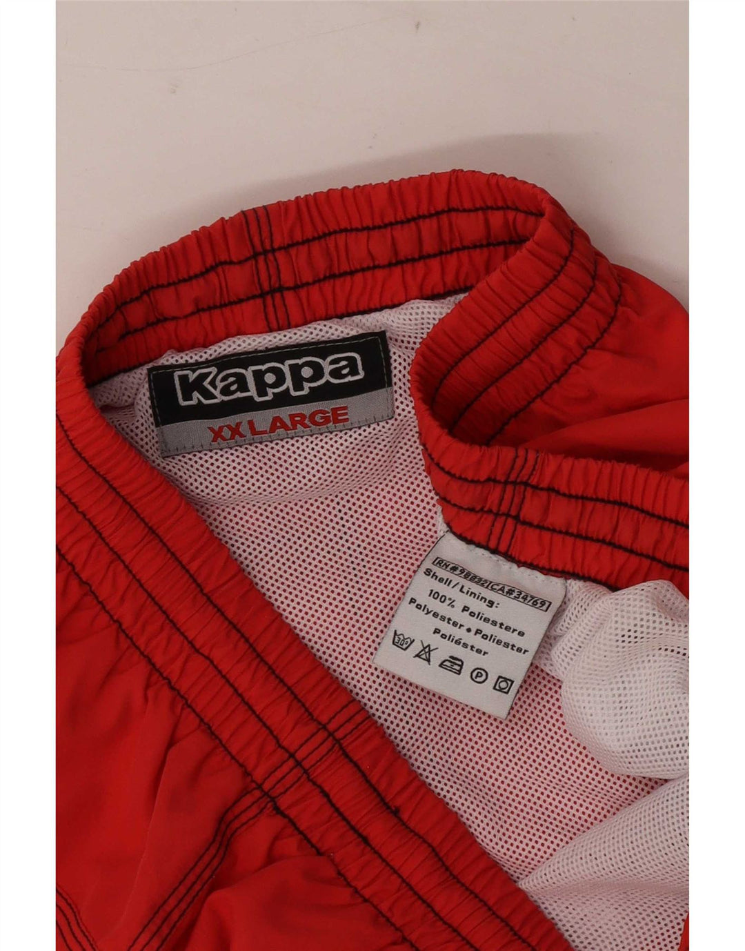 Pantaloni scurți de înot Kappa pentru bărbați 2XL poliester roșu