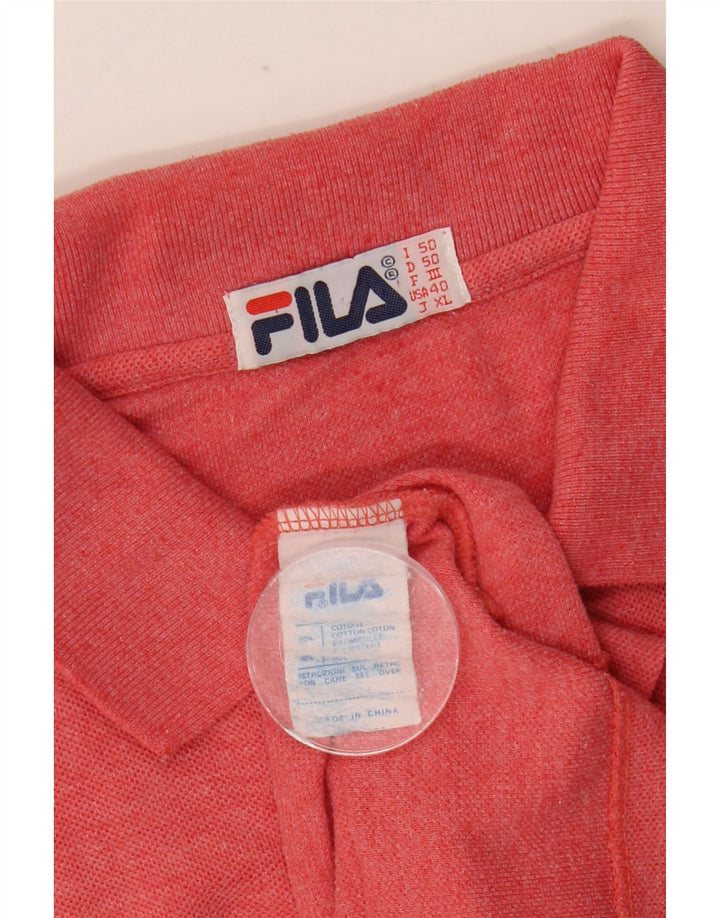 Tricou polo Fila pentru bărbați IT 50, bumbac roz mediu