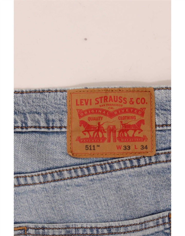 Blugi Levi's 511 Slim W33 L34 Albastru