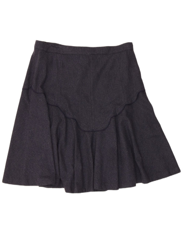 Fusta evazată pentru femei Vintage EU 46 XL W36 Bleumarin
