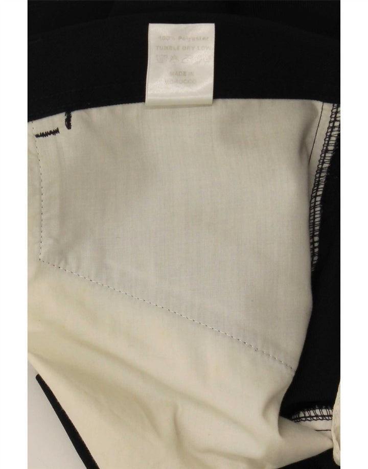 Farah Pantaloni Drepți Casual Bărbați L38 L29 Poliester Negru