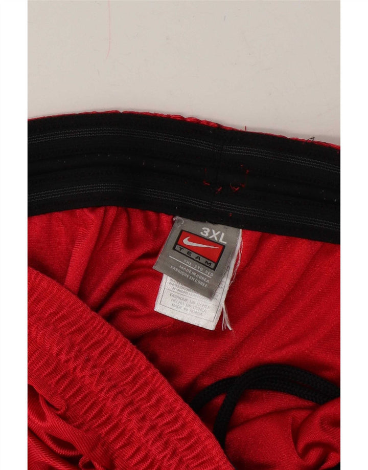 Pantaloni scurți sport Nike pentru bărbați, 3XL, roșu, poliester color bloc