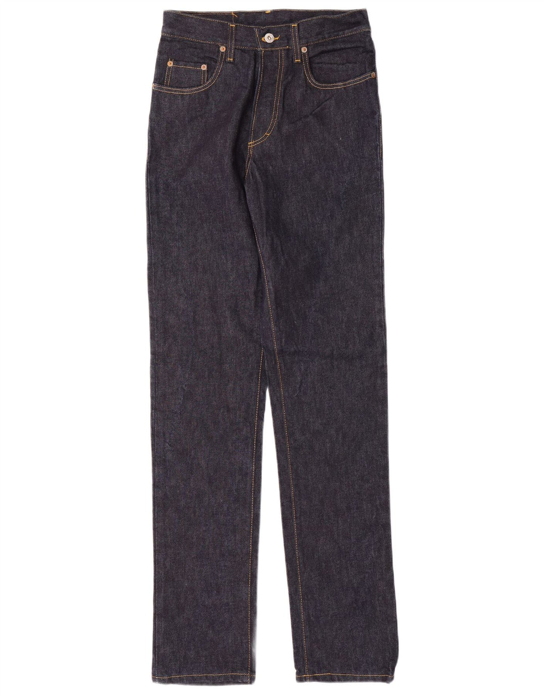 CASUCCI Blugi Drepți Bărbați cu Talie Înaltă L28 L32 Bumbac Bleumarin