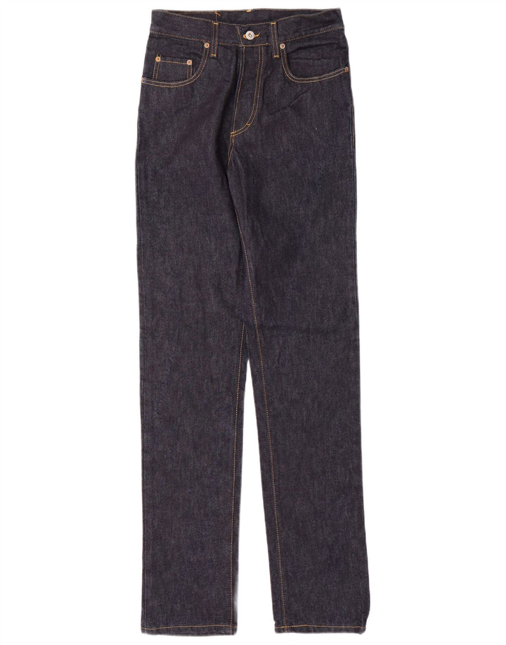 CASUCCI Blugi Drepți Bărbați cu Talie Înaltă L28 L32 Bumbac Bleumarin