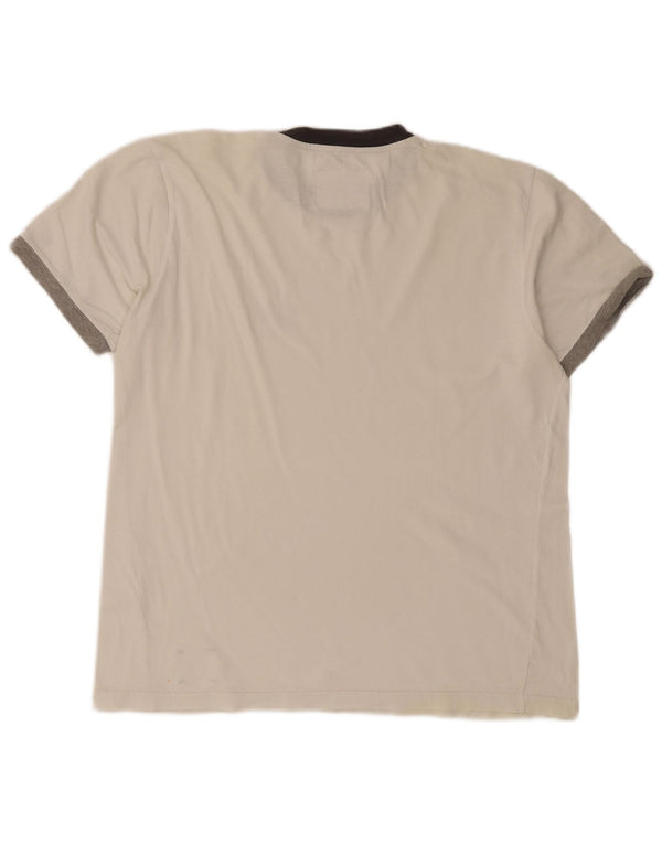 Tricou grafic pentru bărbați Champion Top XL, alb, bloc de culoare
