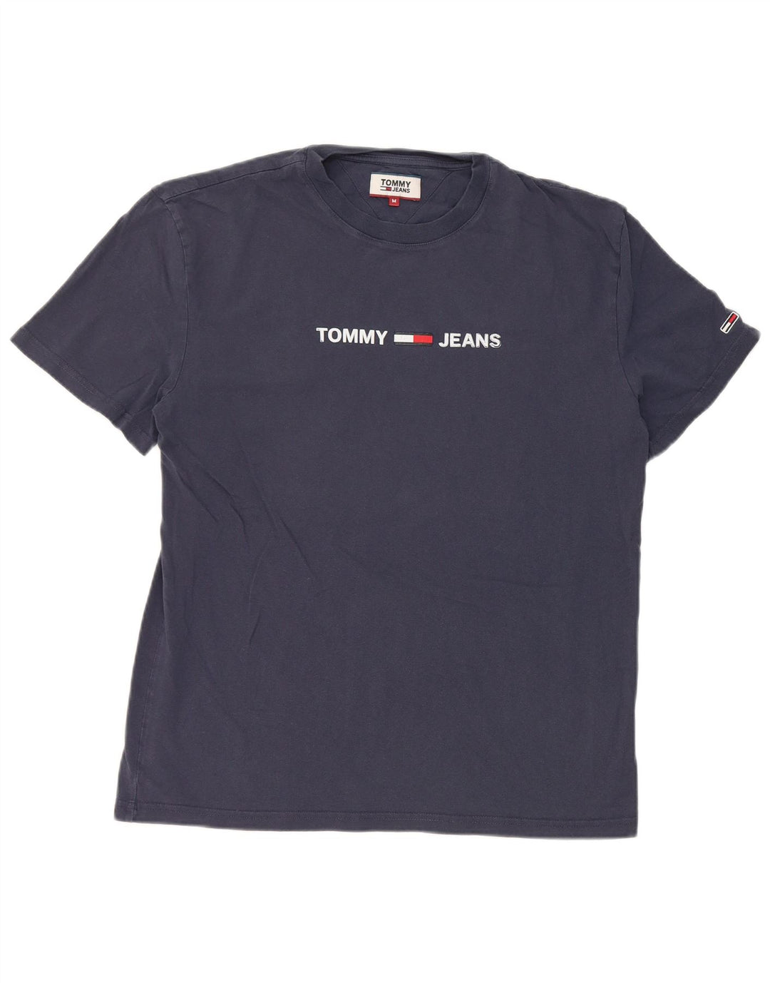 Tricou grafic pentru bărbați Tommy Hilfiger Top Mediu Bleumarin