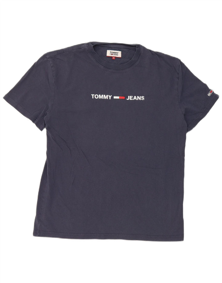 Tricou grafic pentru bărbați Tommy Hilfiger Top Mediu Bleumarin