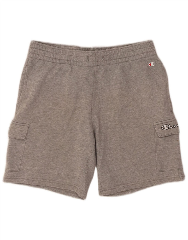 Pantaloni scurți sport pentru bărbați CHAMPION, bumbac gri mic