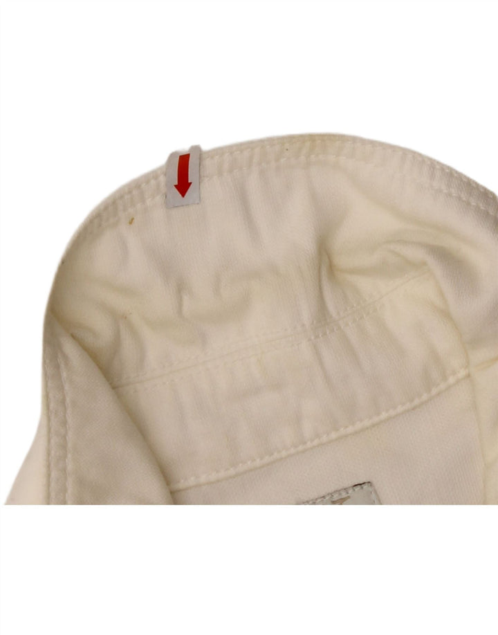 Jachetă de blugi pentru bărbați CALVIN KLEIN UK 38 Bumbac alb mediu