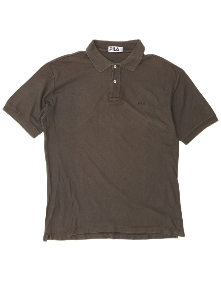 Tricou polo FILA pentru bărbați IT 52 mare bumbac gri