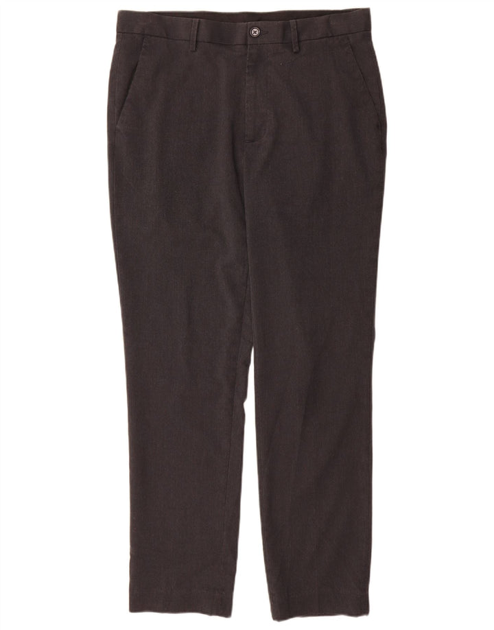 Pantaloni de costum subțiri pentru bărbați Marks & Spencer L32 L31 poliester gri