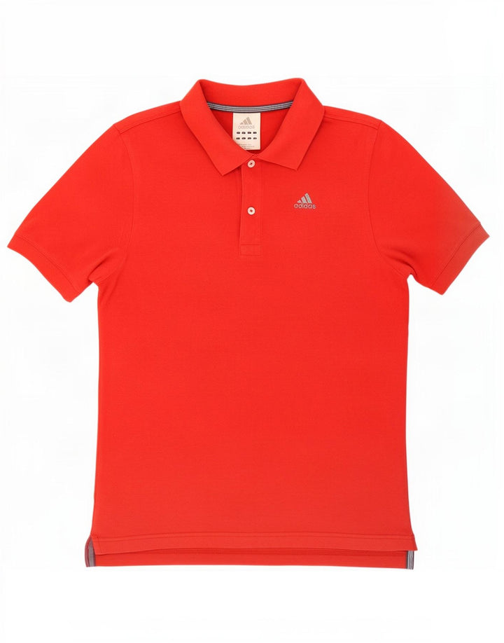 Tricou polo Adidas pentru bărbați, bumbac roșu mic