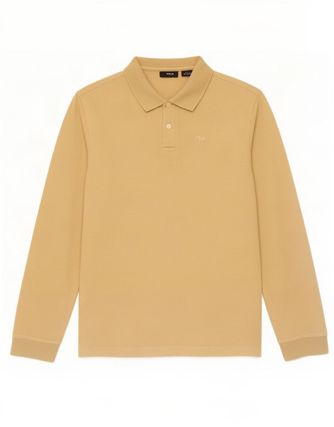 Tricou polo cu mânecă lungă pentru bărbați Fila Bej mediu