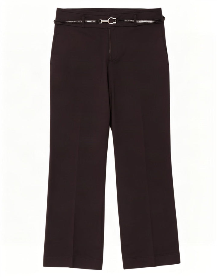 Pantaloni casual pentru femei Bootcut Zara EU 40 Medium L30 L30 Bumbac negru