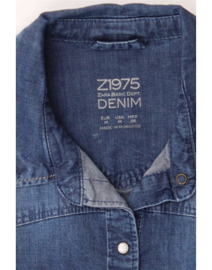 Cămașă de blugi pentru femei Zara UK 12 Medium Blue