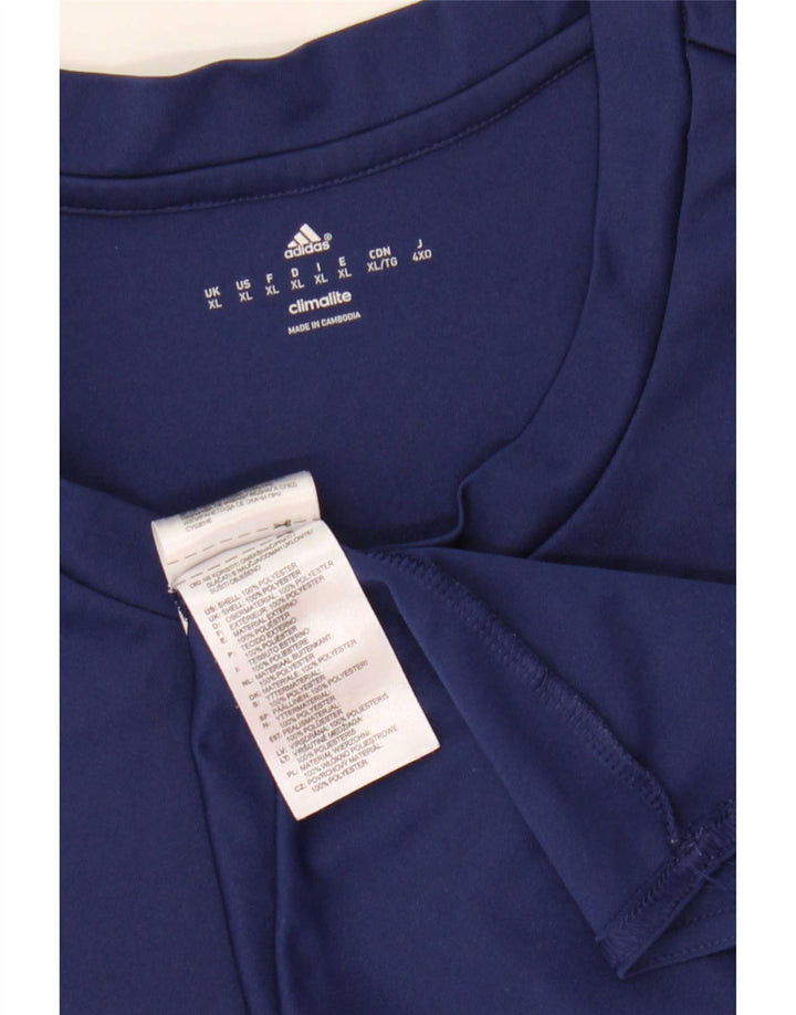 Tricou Adidas Climalite pentru bărbați Top XL Bleumarin Poliester