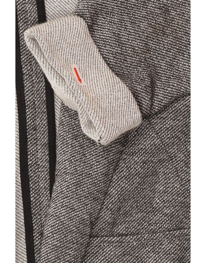 Jachetă Blazer deschisă pentru femei Topshop UK 10, gri mic, bloc de culoare