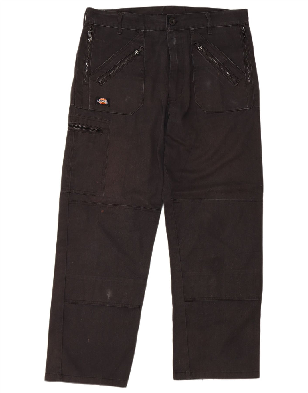 Pantaloni cargo dritti pentru bărbați Dickies W34 L29 Poliester negru