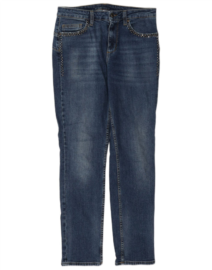 Blugi slim pentru femei Liu Jo W30 L29 poliester albastru