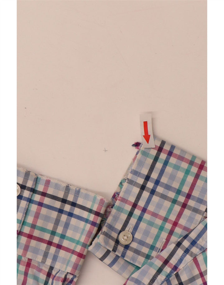 CREW CLOTHING Cămașă pentru bărbați, mare, albastru, din bumbac