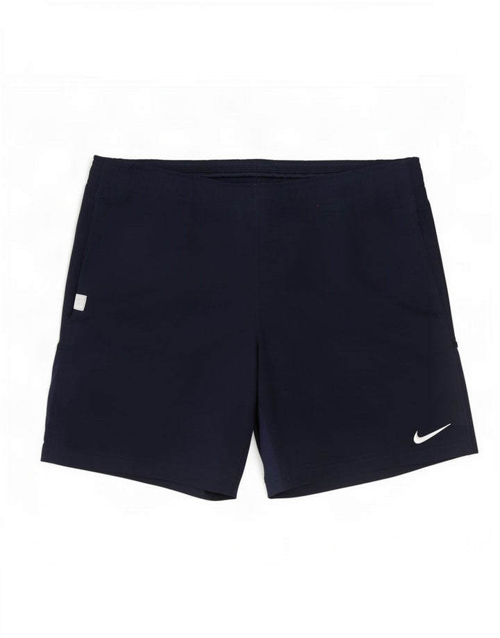 Pantaloni scurți sport Nike Dri Fit pentru bărbați, poliester mici, albastru