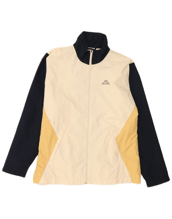 Jachetă de trening Kappa pentru femei UK 18 XL Bej Poliester color bloc
