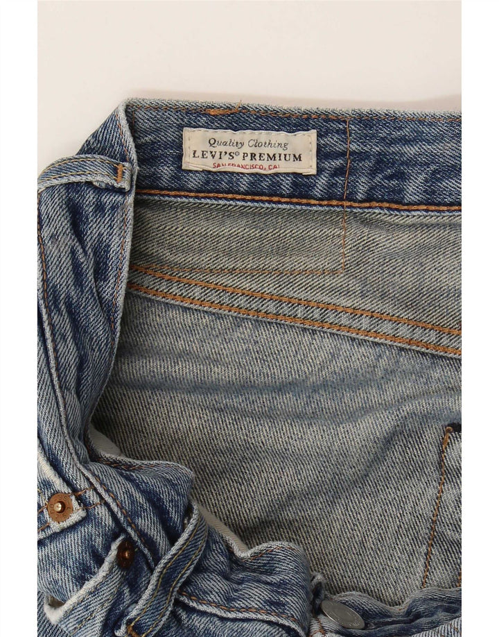 Blugi slim pentru bărbați Levi's Distressed W34 L35 Blue