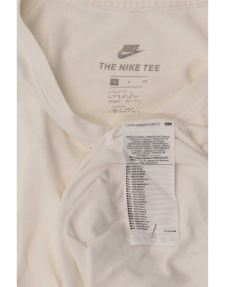 Tricou pentru bărbați Nike Top mic, alb, bumbac