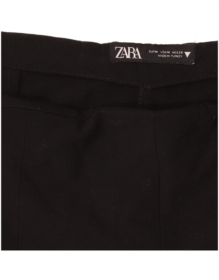 Fusta mini plisată pentru femei Zara Medium W28 Negru
