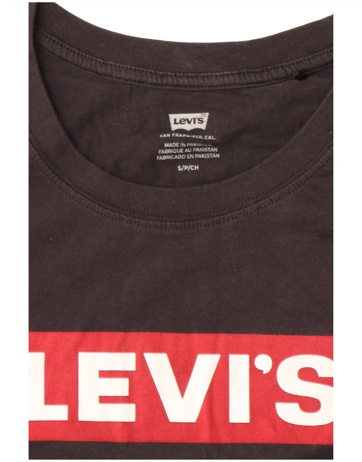 Tricou cu grafic supradimensionat pentru femei Levi's Top UK 10 Small Black