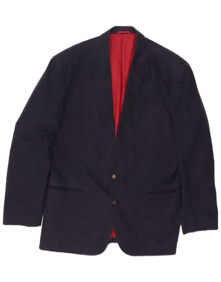 Sacou Paul & Shark pentru bărbați, cu 2 nasturi, UK 44 2XL, bumbac bleumarin