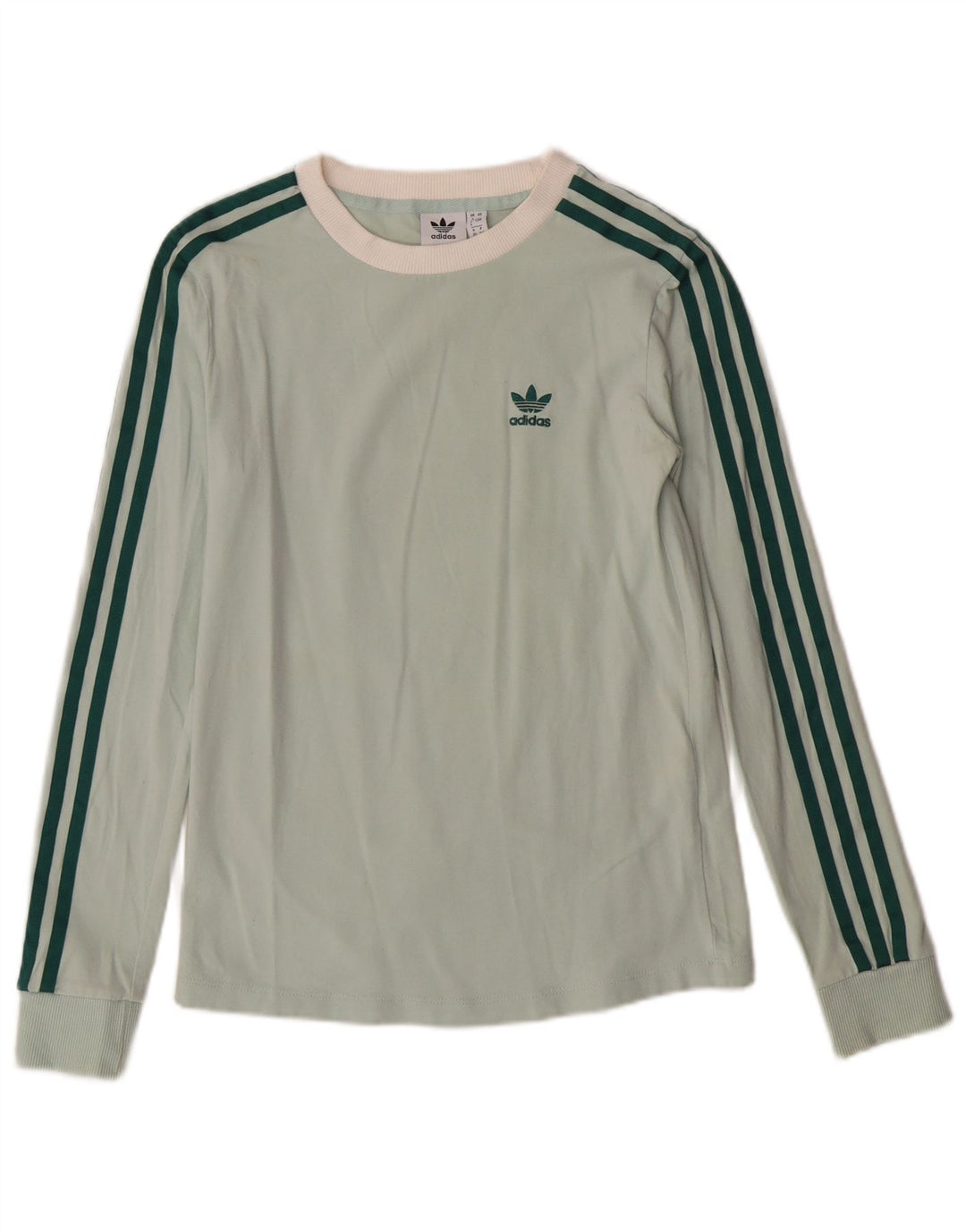 Top pentru femei ADIDAS cu mânecă lungă UK 4 XS verde