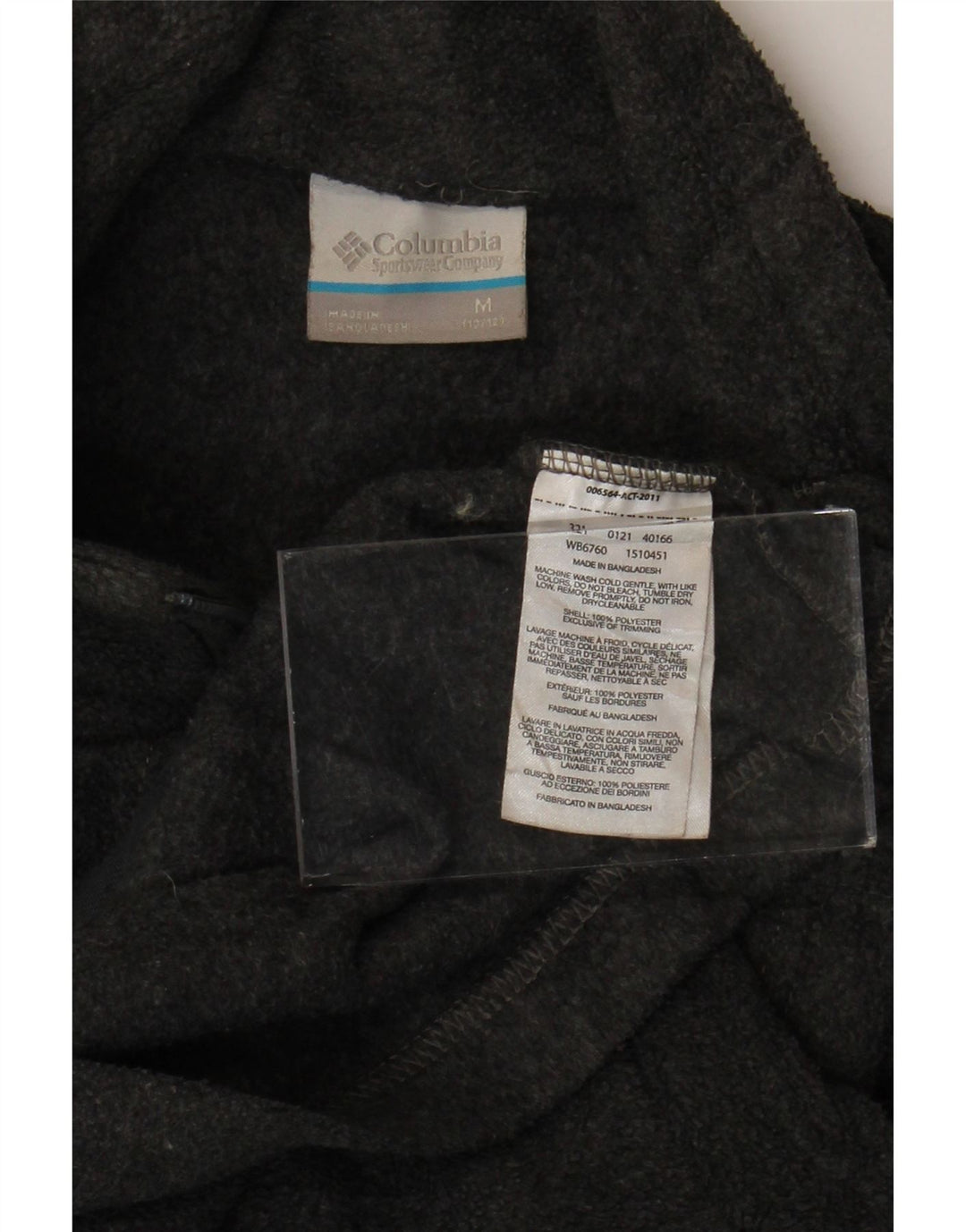 Jachetă fleece Columbia pentru băieți 10-11 ani poliester mediu gri