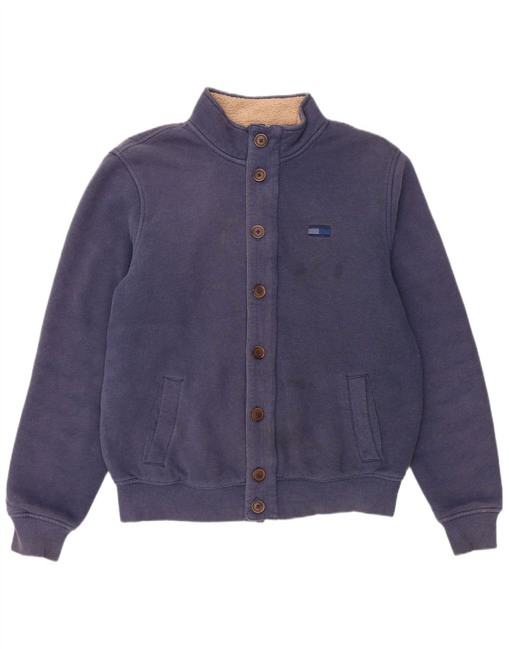 Jachetă de trening Sherpa pentru bărbați Tommy Hilfiger, mare, albastru, bumbac
