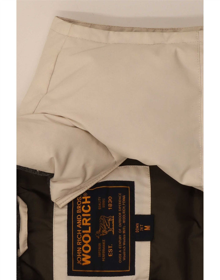 Gilet căptușit pentru bărbați Woolrich UK 38 Medium White