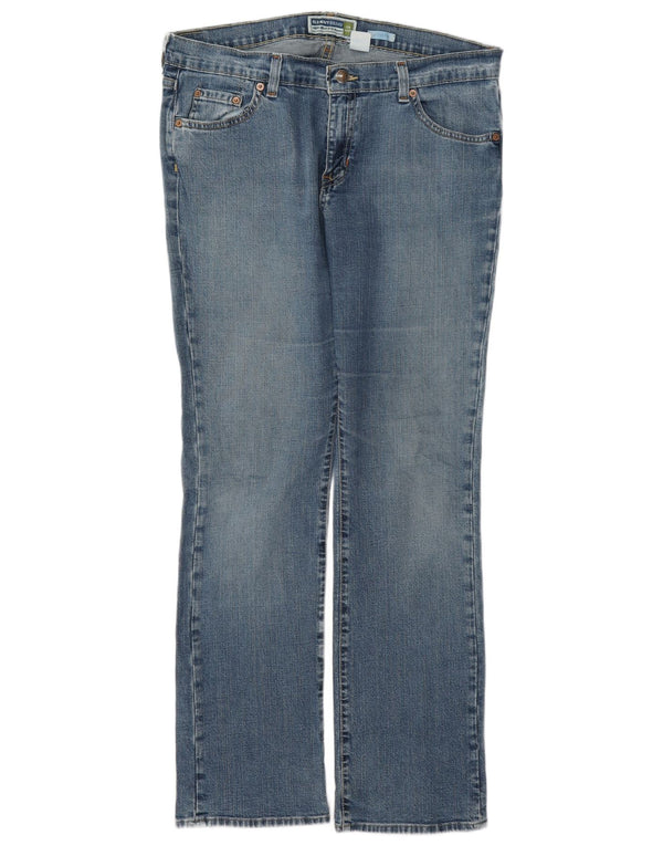 Blugi subțiri pentru femei cu talie joasă Old Navy US 12 Large W34 L31 Blue Bumbac