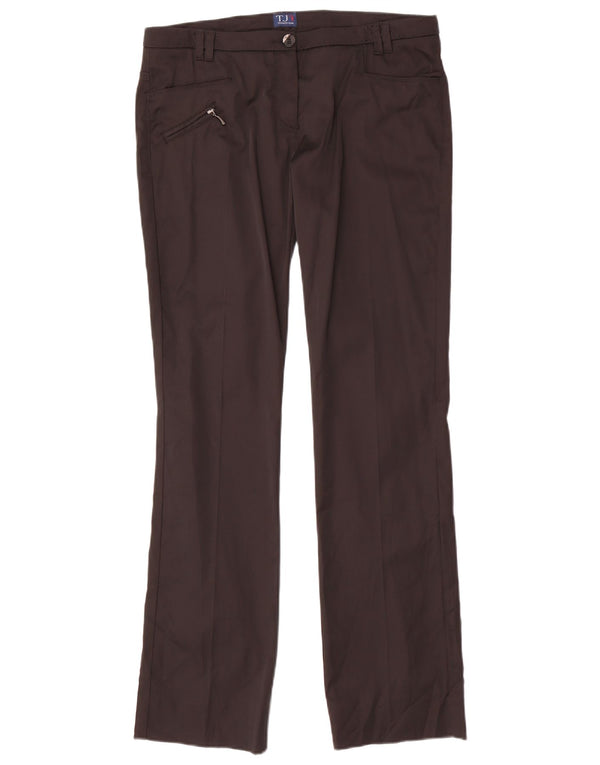 TRUSSARDI Pantaloni casual drepti pentru femei IT 46 Large W32 L31 Negru