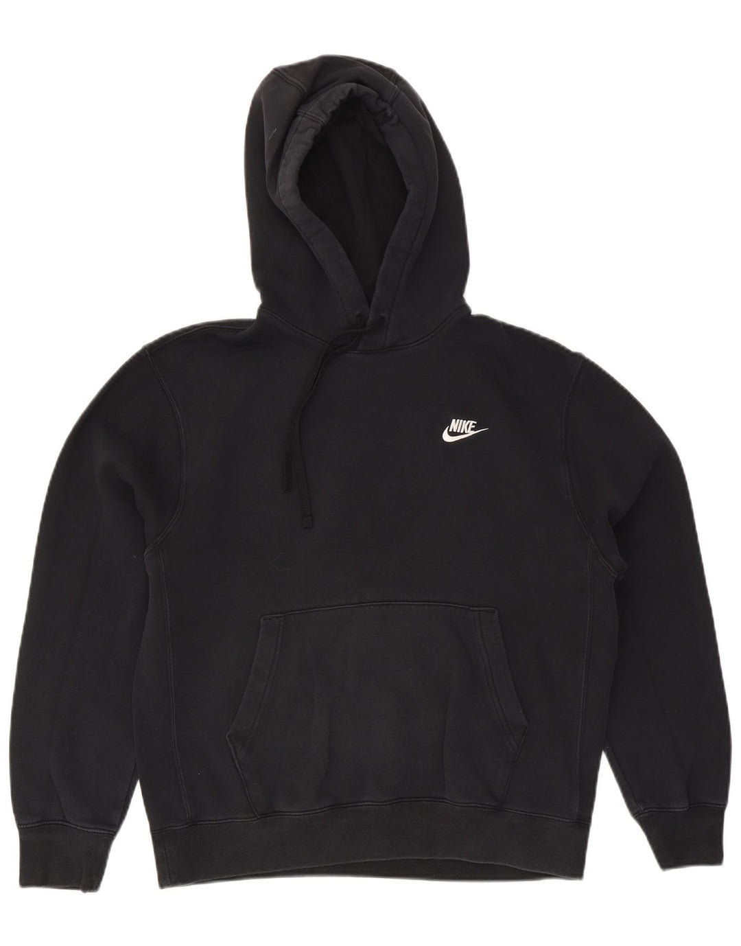 Pulover Nike pentru bărbați, bumbac mediu negru