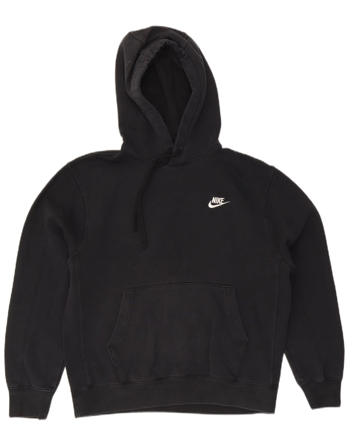 Pulover Nike pentru bărbați, bumbac mediu negru