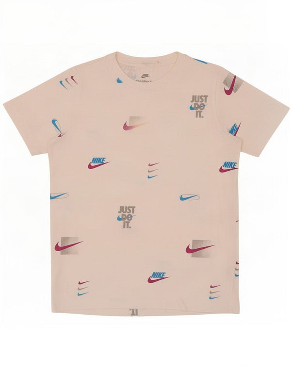 Tricou grafic Nike pentru băieți Top 12-13 ani, mare, alb, bumbac