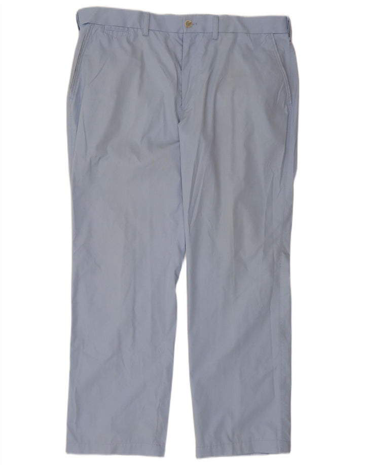 MARKS & SPENCER Pantaloni chino drepți Blue Harbour pentru bărbați L38 L29 Albastru